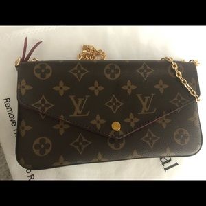 authentic louis vuitton felicie pochette